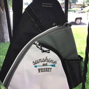NEW sunshine and whisky sling bag